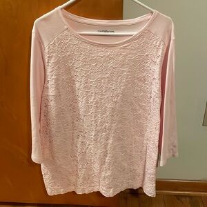 Lacy Pink Top